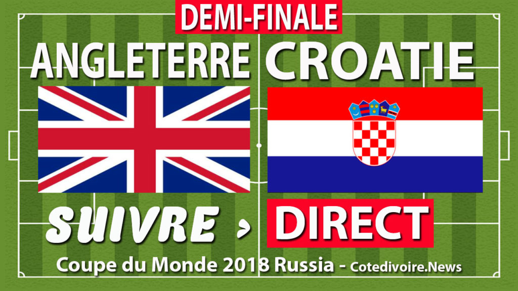 Match : Croatie Angleterre